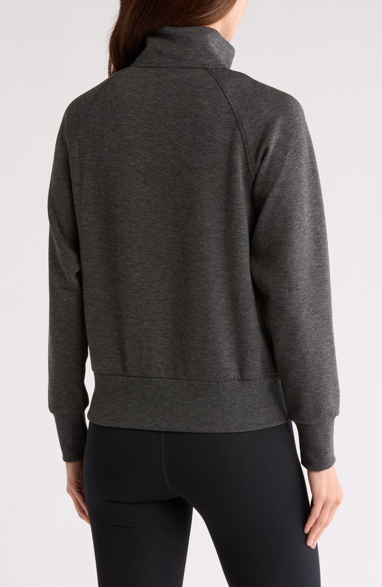 90 DEGREE BY REFLEX Oversize Scuba Knit Jacket, Alternate, color,