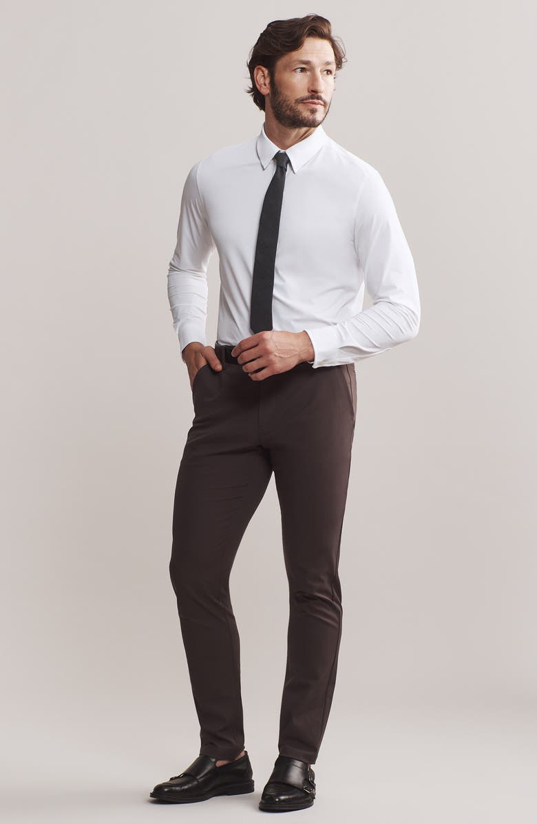 Rhone Gotham Slim Fit Water Repellent Pants, Alternate, color, Thunderstorm Gray