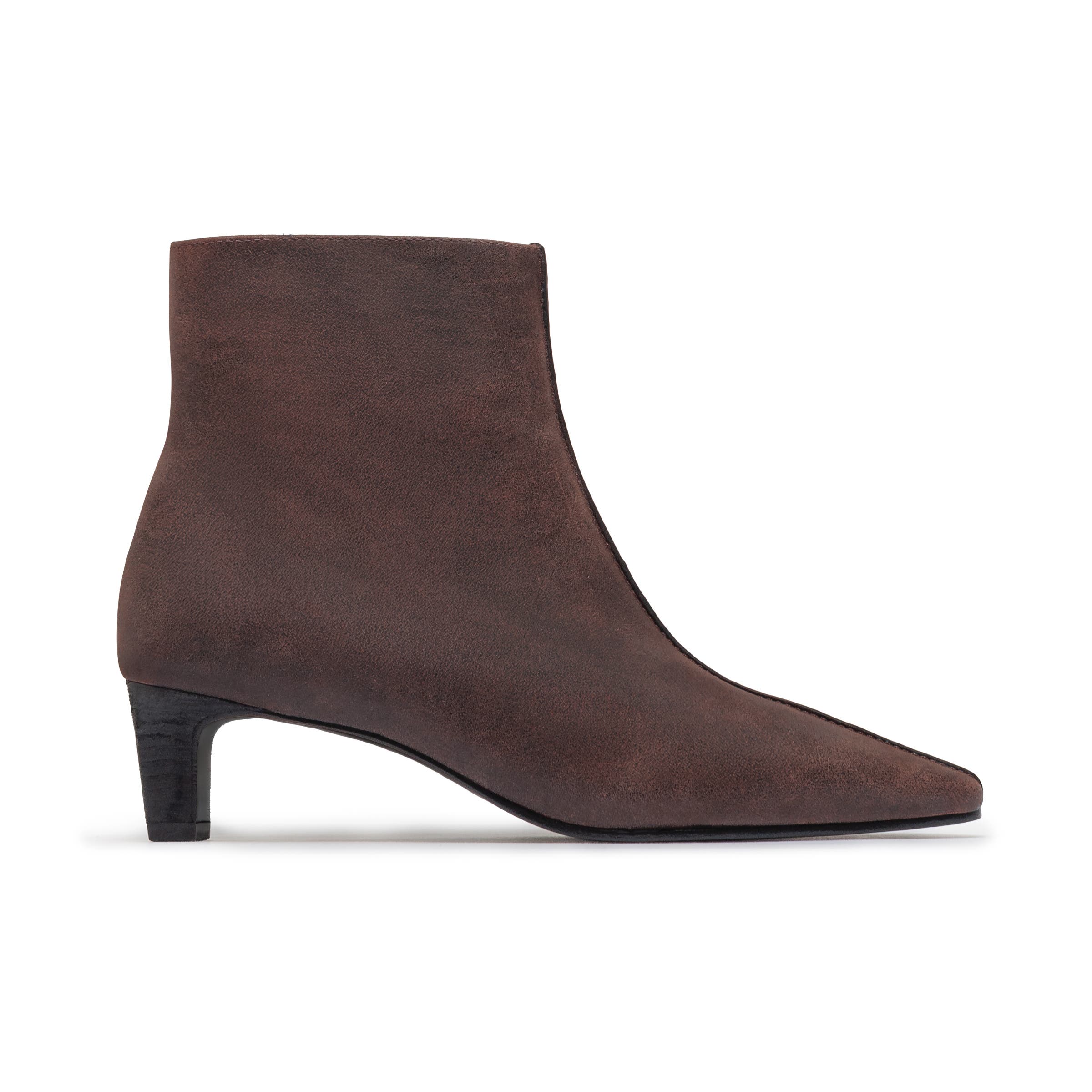 Everett Ankle Bootie, Main, color, DARK CHOCOLATE