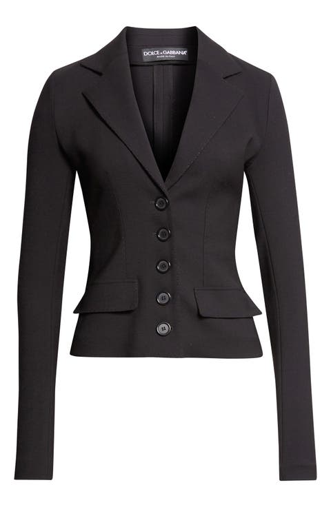 Tailored Stretch Wool Jacket
