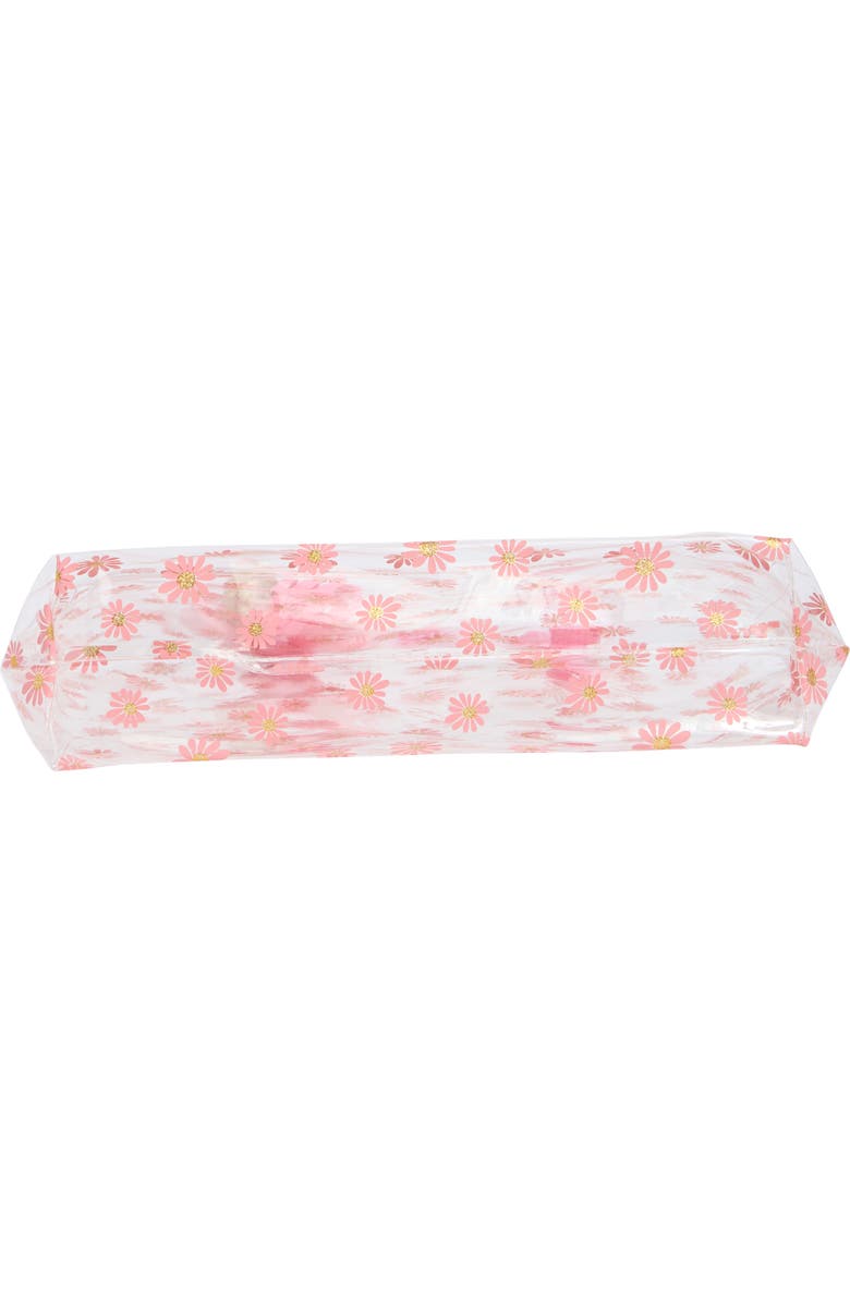 Capelli New York Kids' Glitter Daisy Jelly Tote, Alternate, color, Pink Combo