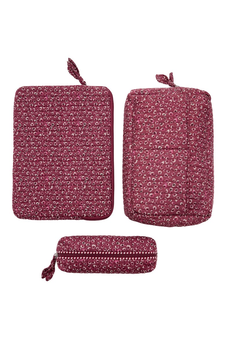 Printed Laptop Case, Alternate, color, DARK PINK
