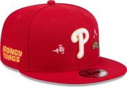 New Era Men's New Era Red Philadelphia Phillies Looney Tunes Daffy Duck 9FIFTY Snapback Hat