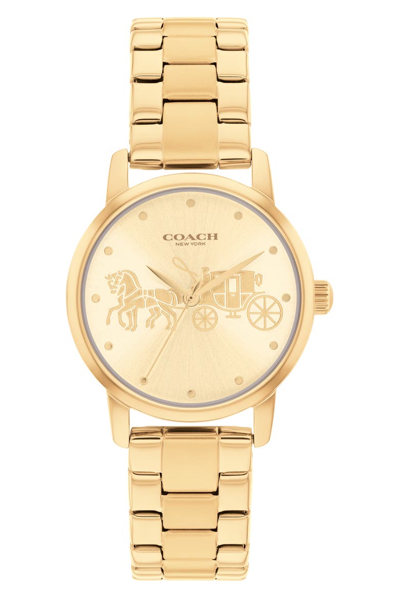 Grand Bracelet Watch, Main, color, GOLD