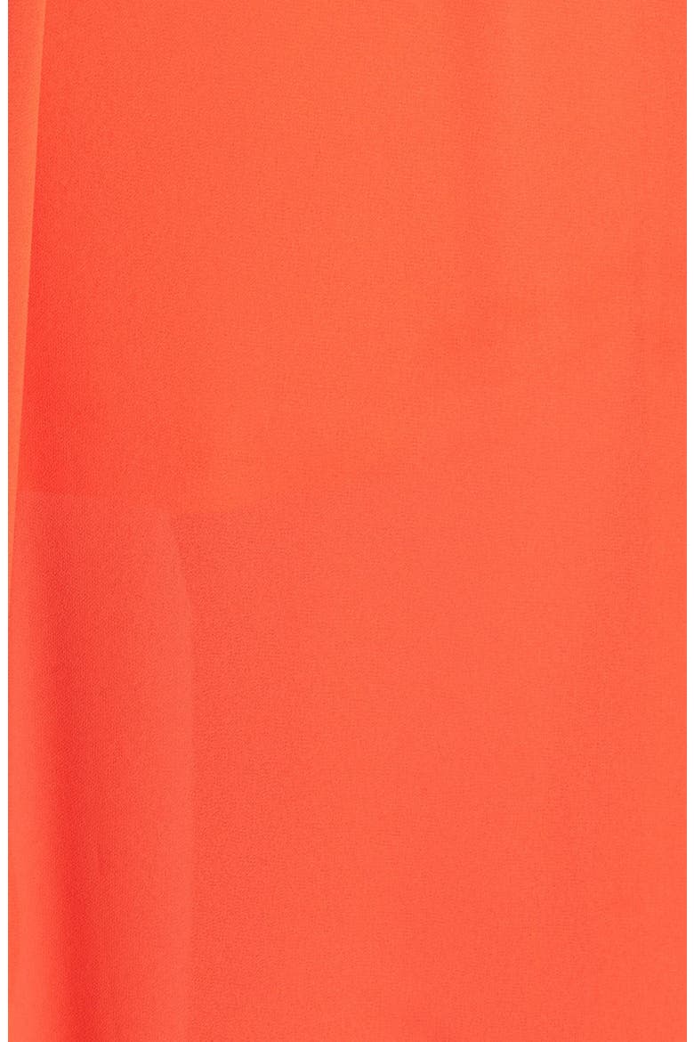 ASTR Twist Neck Keyhole Maxi Dress, Alternate, color, BRIGHT RED/ BLACK