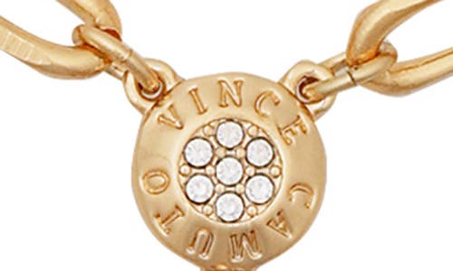 Vince Camuto Lariat Chain Necklace In Gold Tone