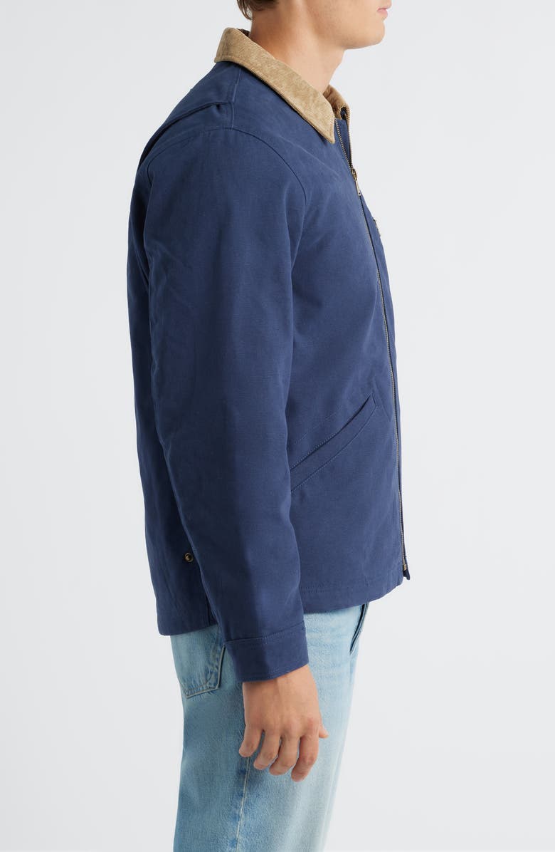 Pendleton Tahoma Canvas Trucker Jacket, Alternate, color, Navy