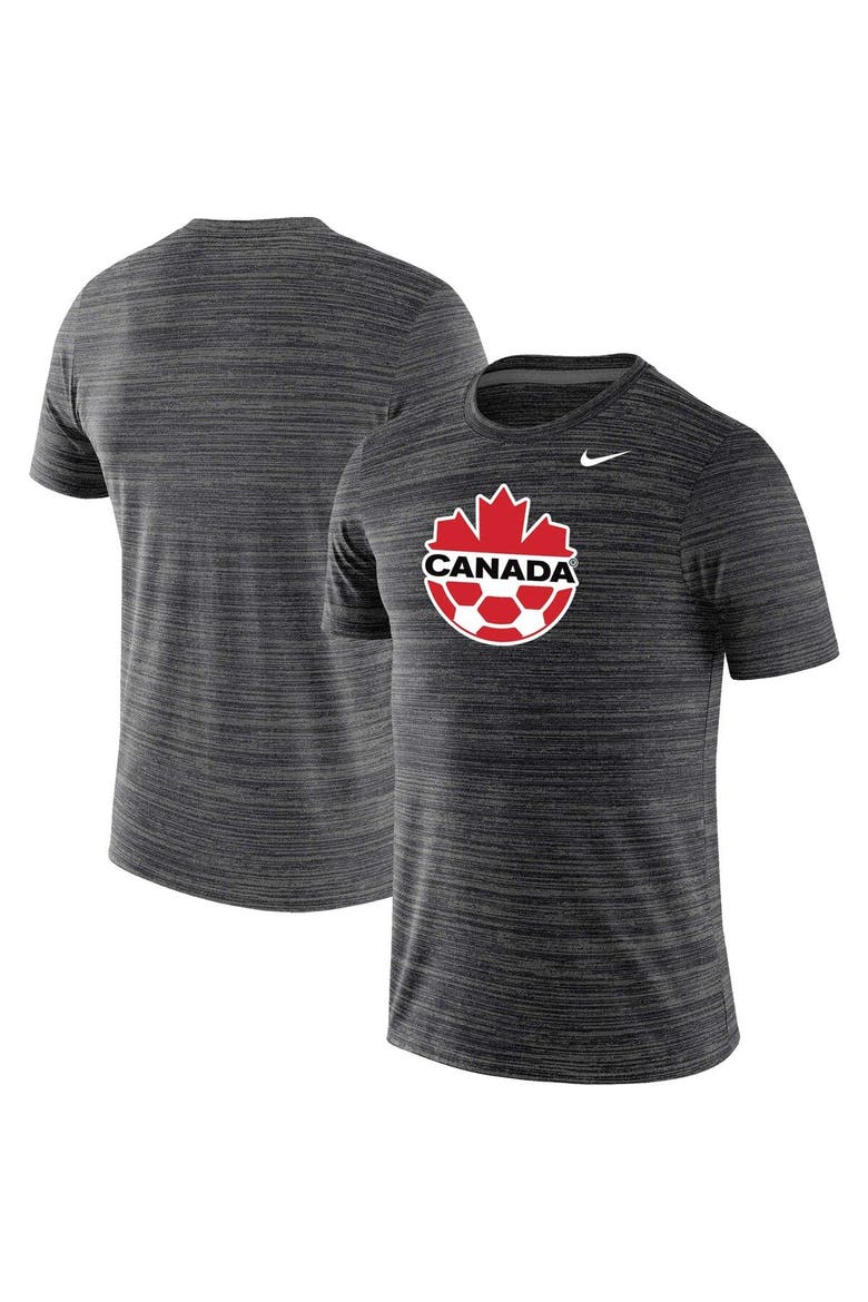 Men's Nike Black Canada Soccer Primary Logo Velocity Legend Performance T-Shirt, Main, color, Black