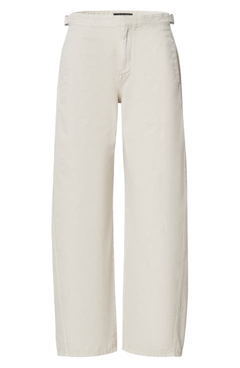 Vito Barrel Leg Canvas Pants