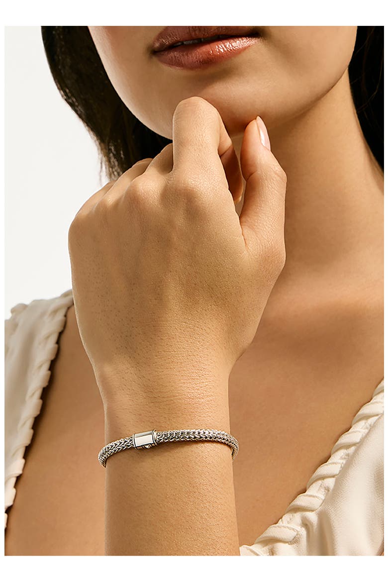 Icon Bracelet, 5mm, Alternate, color, SILVER AND GOLD