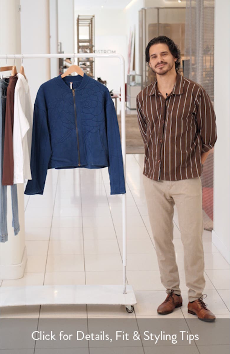 Rose Front Zip Jacket, sales video thumbnail