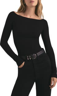 Favorite Daughter The Sydney Off the Shoulder Long Sleeve Top