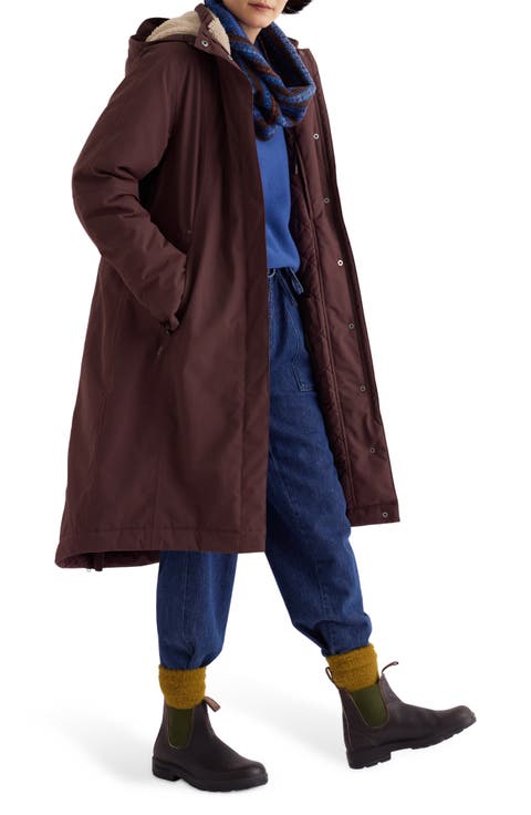 Janelle Waterproof Coat with Removable Hood