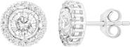 EFFY Sterling Silver Lab Grown Diamond Stud Earrings