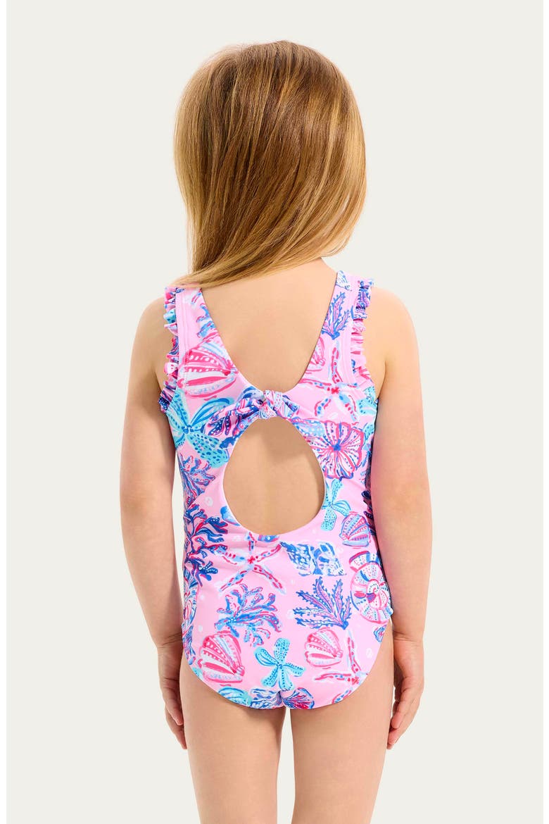 Kids' Coral Sea Swimsuit, Alternate, color, CORAL SEA
