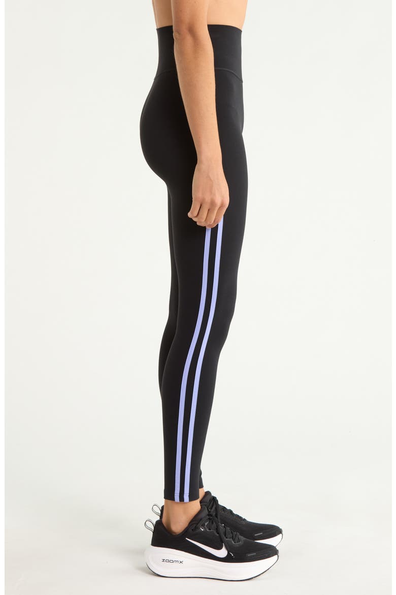 Ella Airweight Leggings, Alternate, color, BLACK/ PURPLE HAZE