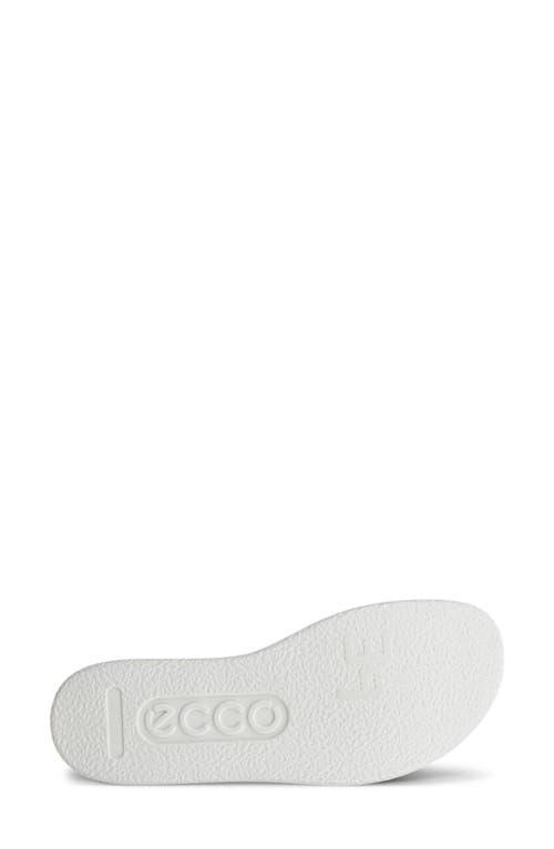 Ecco Flowt Oasis Slide Sandal In Biscuit/biscuit