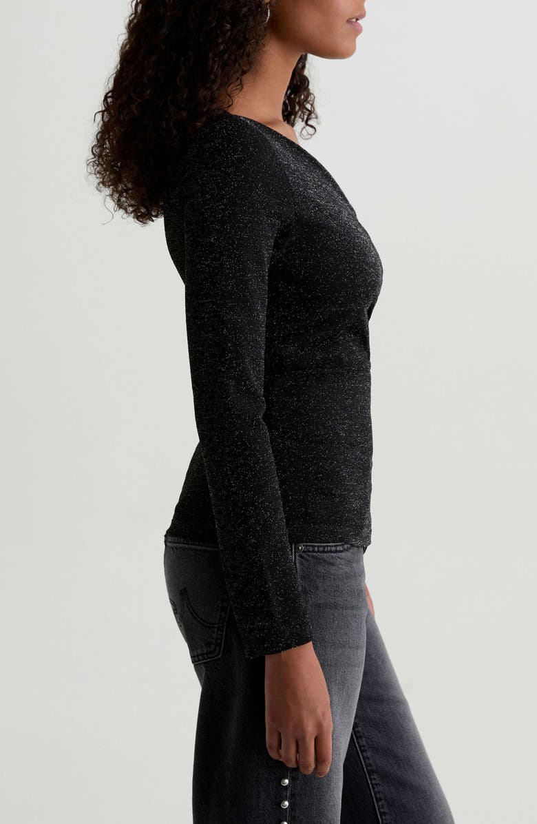 AG Alaya Glitter Top, Alternate, color, All That Glitters