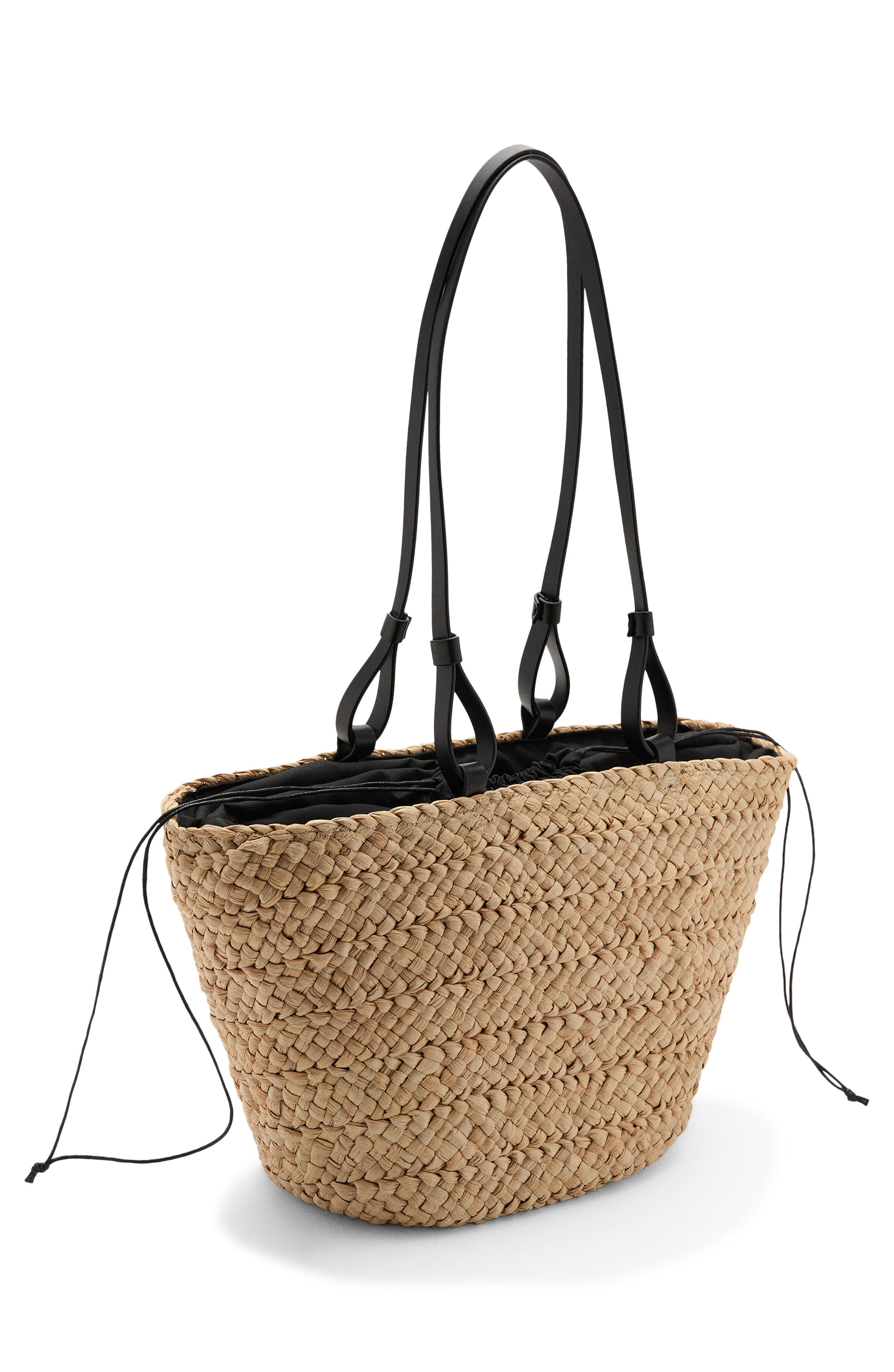 MANGO TEEN Raffia Tote, Alternate, color, 