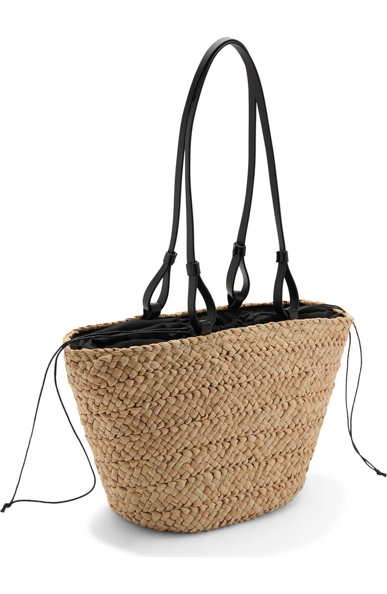 MANGO TEEN Raffia Tote, Alternate, color,