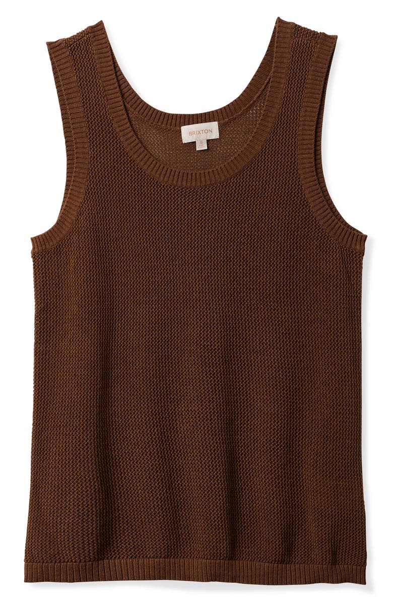 Brixton Aruba Cotton Sweater Tank, Alternate, color, 
