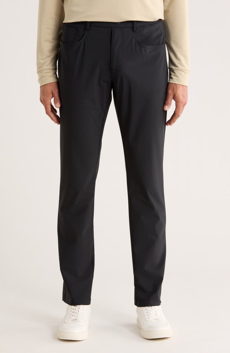 Callaway Five-Pocket Straight Leg Pull-On Pants, Main, color, Anthracite