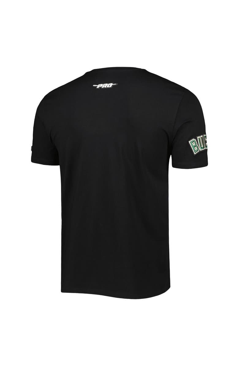 PRO STANDARD Men's Pro Standard Black Milwaukee Bucks Mash Up Capsule T-Shirt, Alternate, color, Black