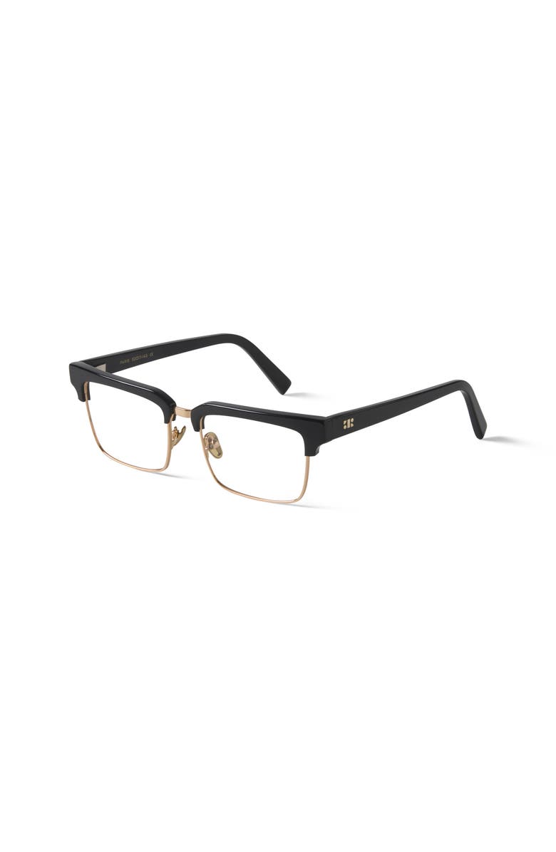 French Kiwis Eyewear Paris Blue Light Glasses, Alternate, color, Black / Gold