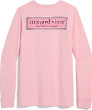 vineyard vines Whale Long Sleeve Pocket Graphic Tee