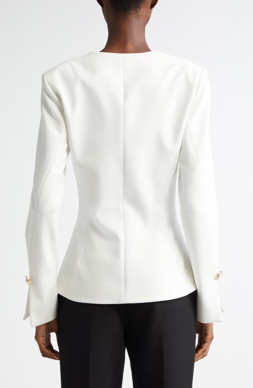 LELA ROSE LELA ROSE BUTTON DETAIL TOP