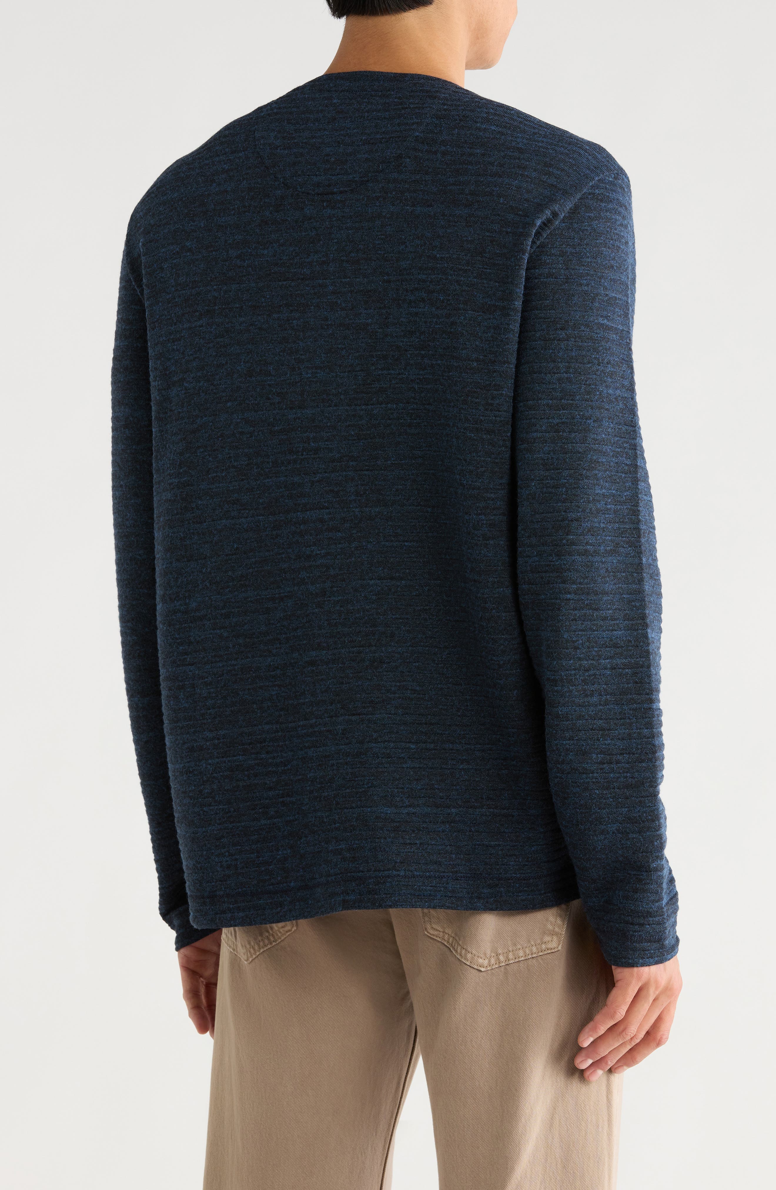 Crinkle Heathered Sweater - image 4