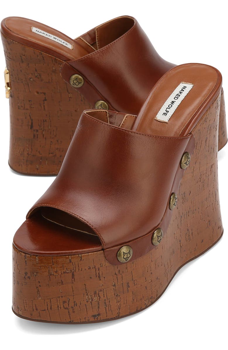 Naked Wolfe Tulip Heel, Alternate, color, Tan