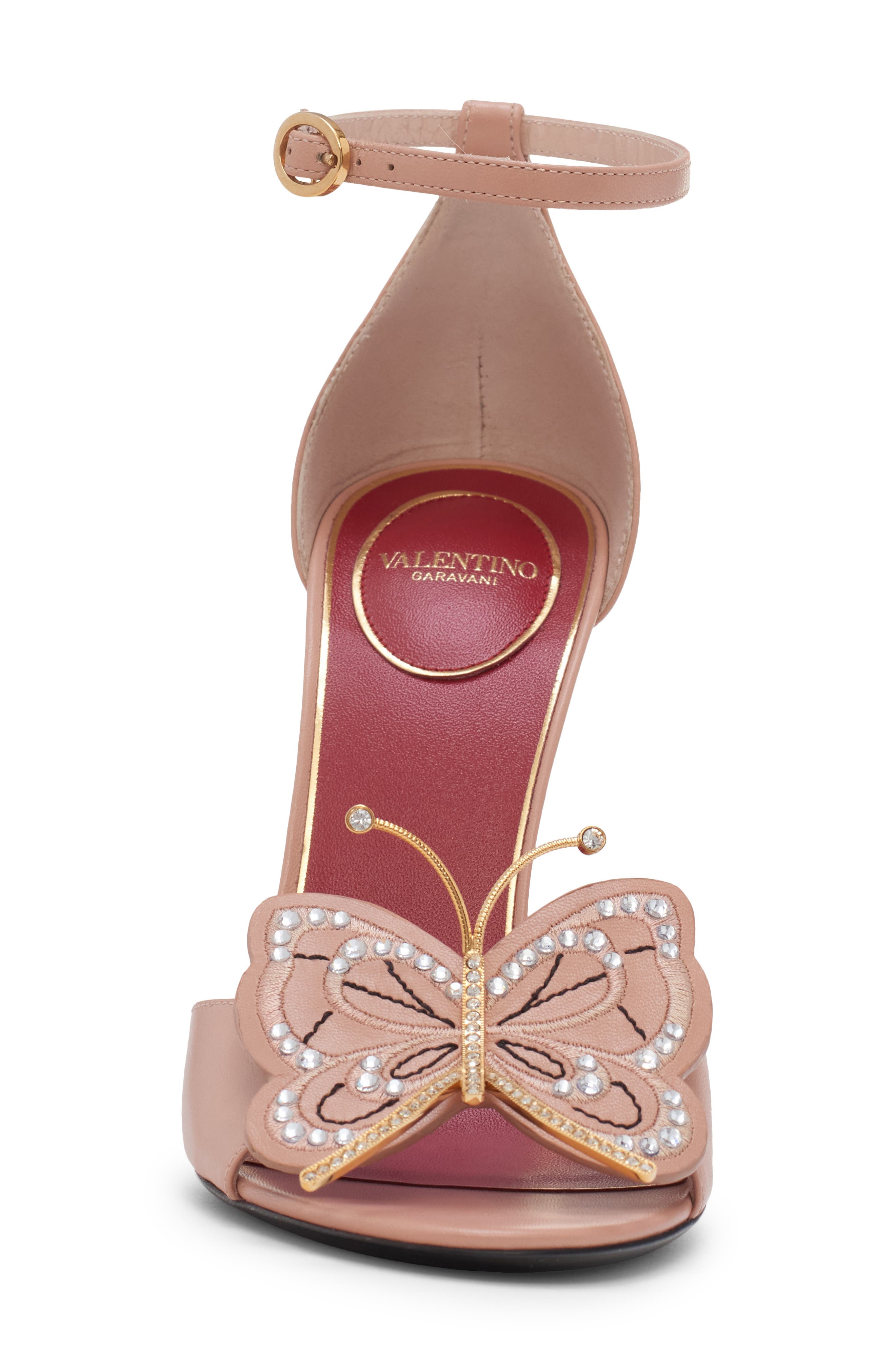 Flutterby Butterfly Sandal, Alternate, color, PALE ROSE
