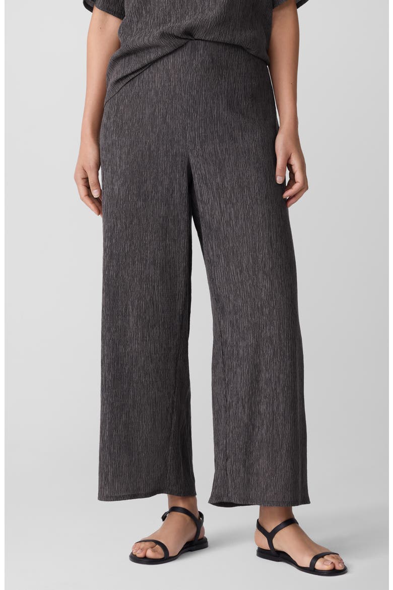Crinkled High Waist Ankle Wide Legs, Main, color, RYE