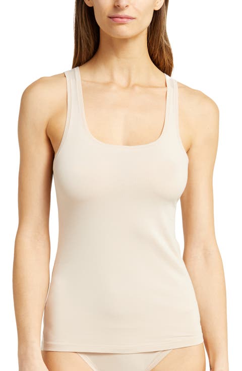 Understated Cotton Blend Tank