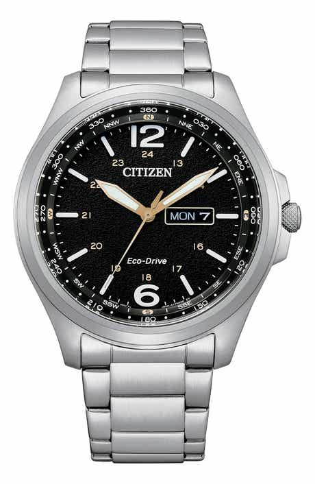 Eco-Drive Compass Bracelet Watch