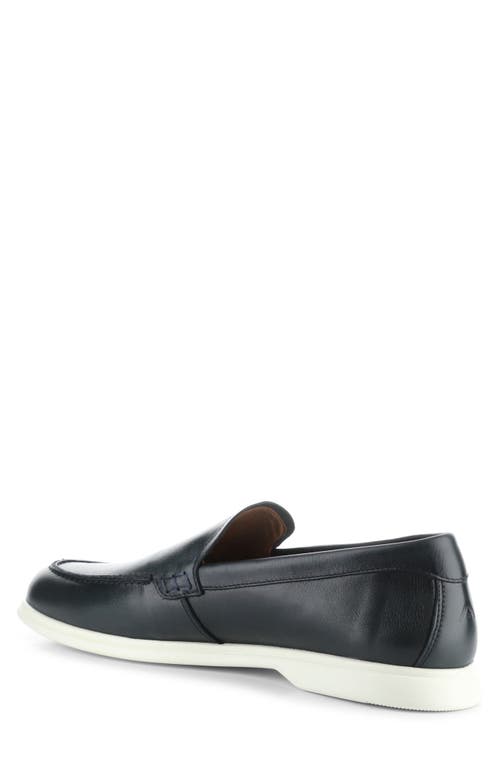 Ambitious Moc Toe Slip-on In Navy Leather