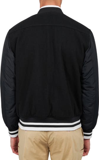 Solid Varsity Jacket