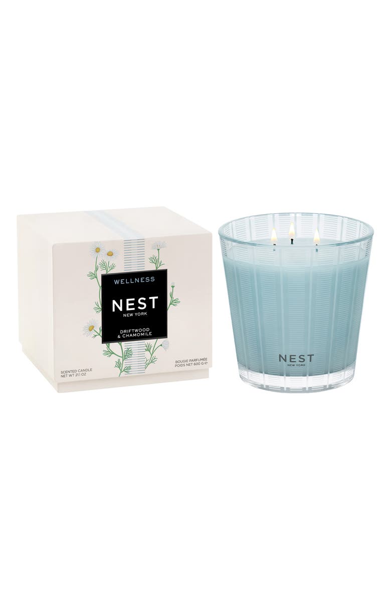 NEST New York Driftwood & Chamomile Scented Candle, Alternate, color,