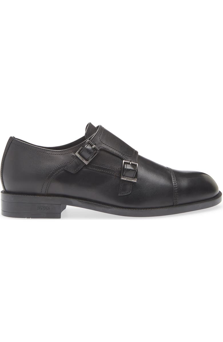 BOSS Tayil Monk Shoe, Alternate, color, Black