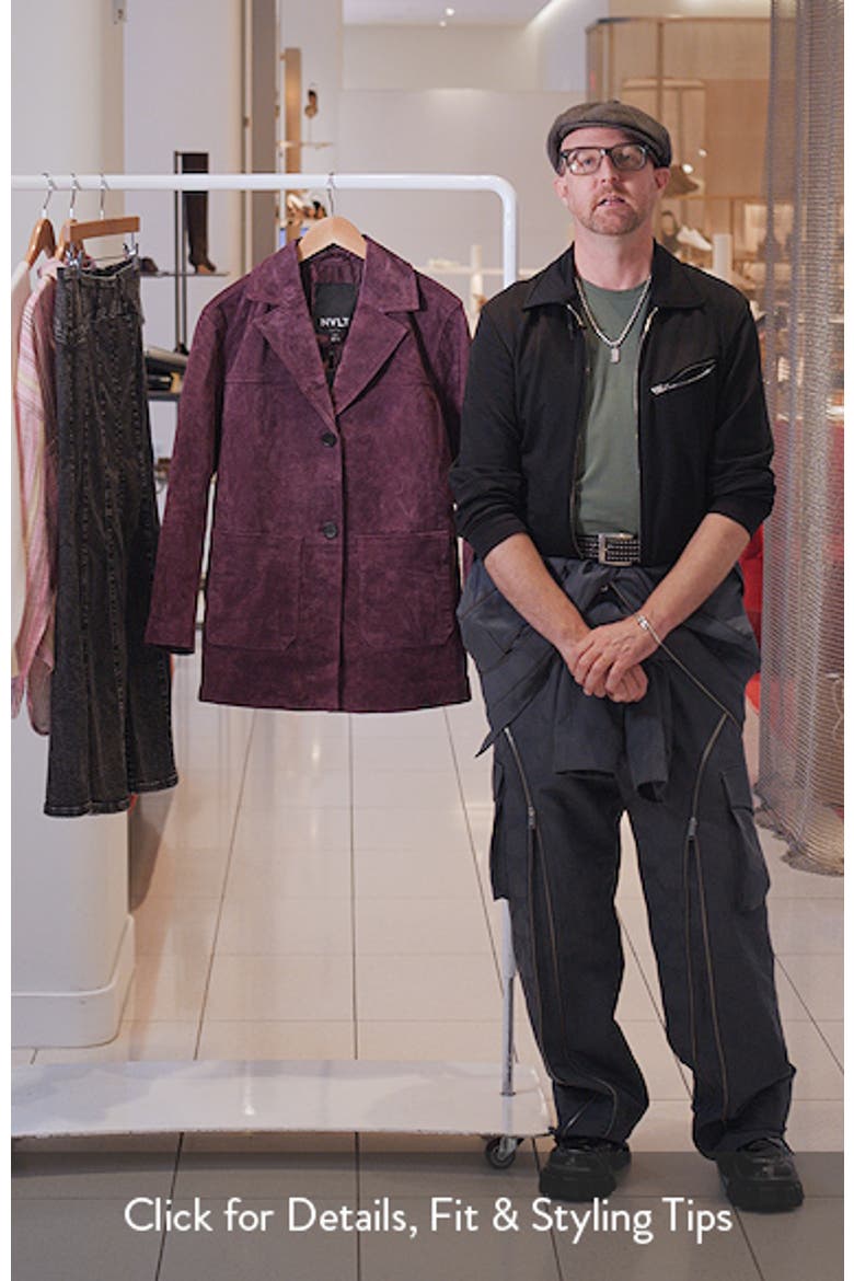 Patch Pocket Suede Jacket video