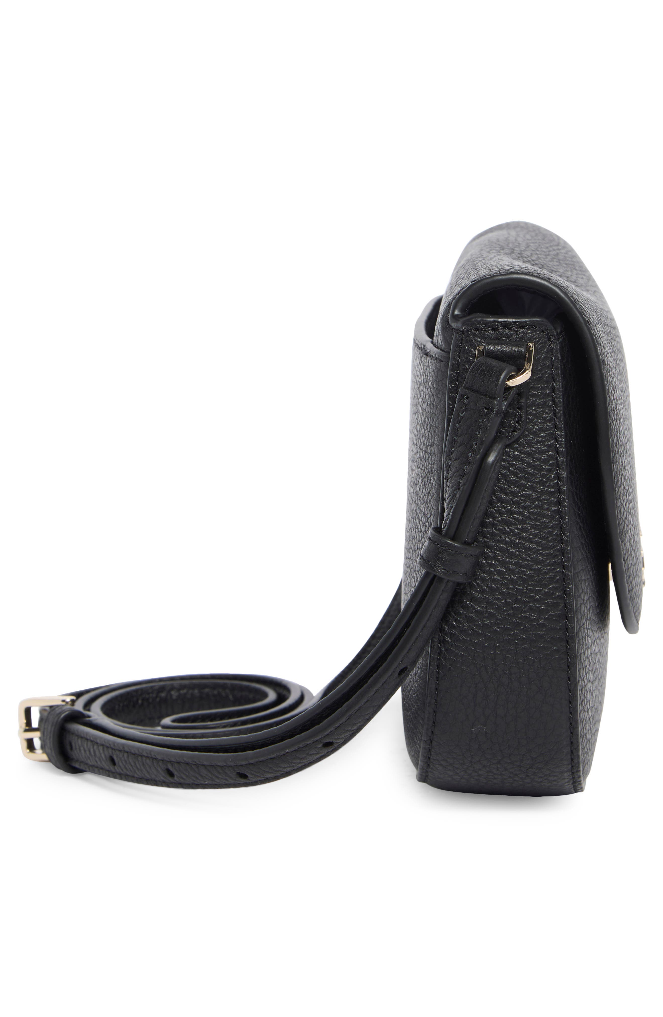 Kate Spade New York Miniflip Crossbody Bag, Alternate, color, Black