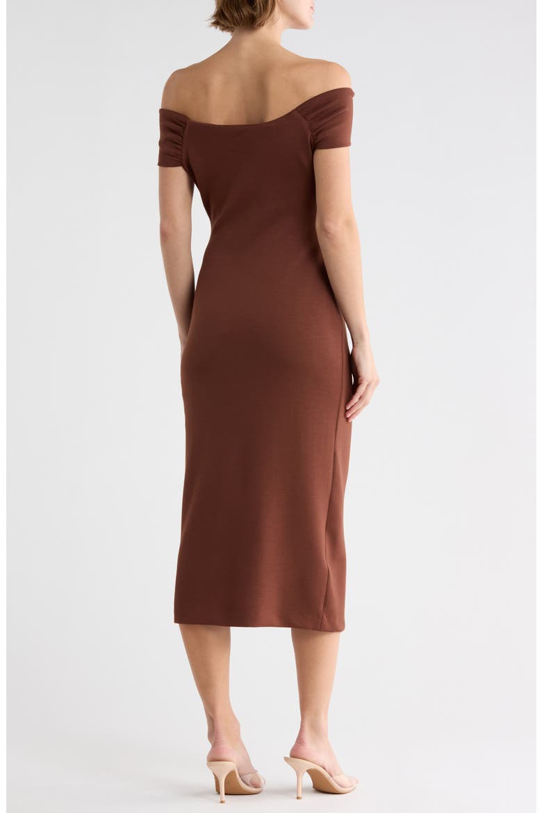 Rayn Cowl Neck Minidress, Alternate, color, ESPRESSO DUSK