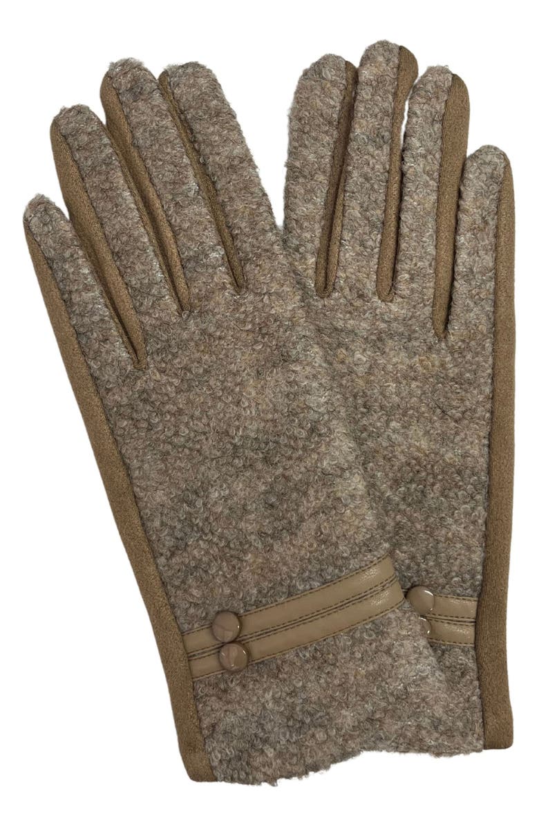 MARCUS ADLER Jersey Touchscreen Gloves, Main, color, Taupe