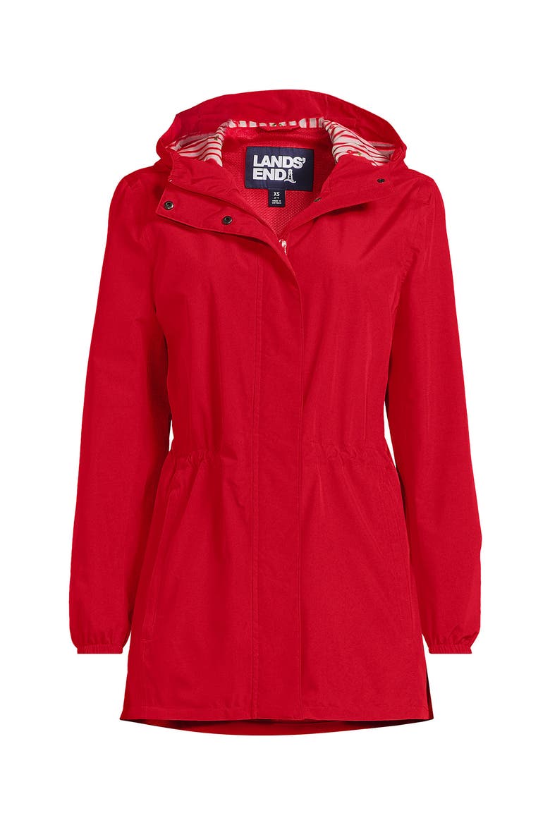 Squall Packable Waterproof Raincoat, Alternate, color, Compass Red/Cherries