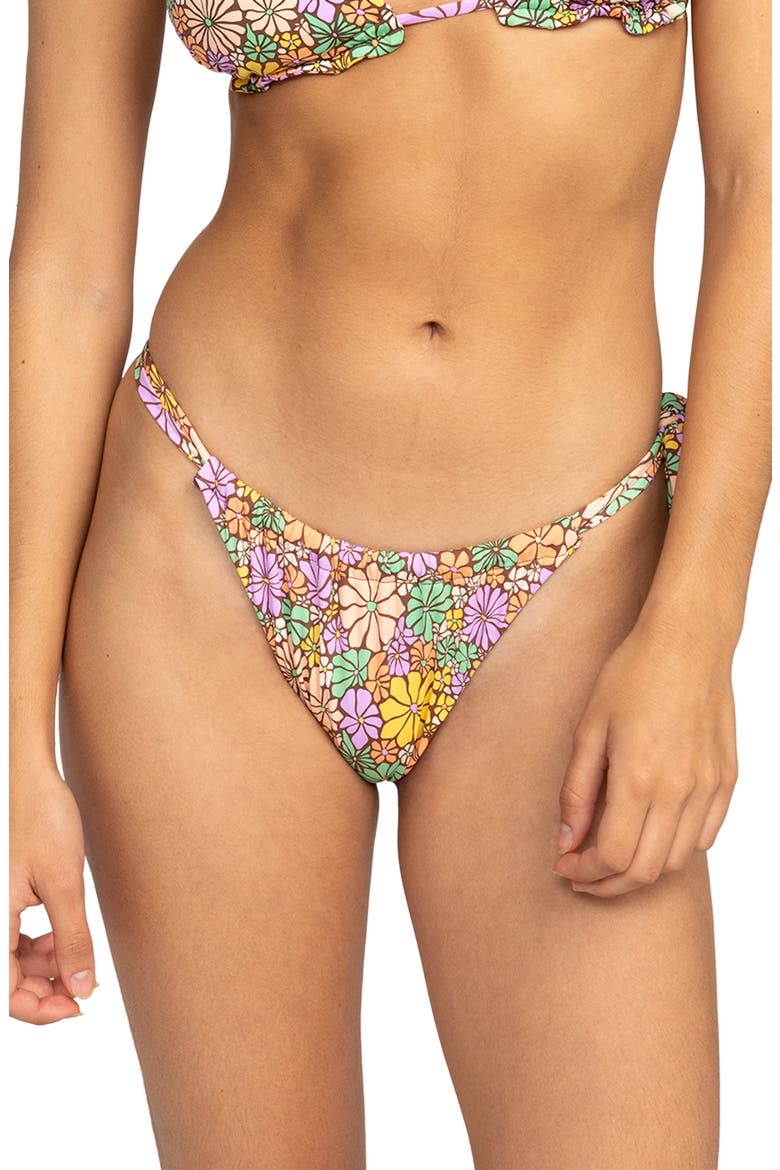 All About Sol Tie Side Bikini Bottoms, Main, color, ROOT BEER ALL ABOUT