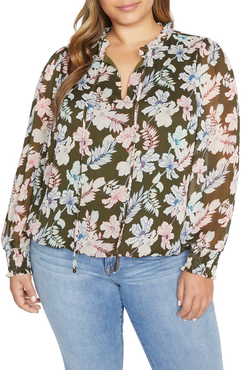 Sanctuary Love in Bloom Floral Blouse, Main, color, 