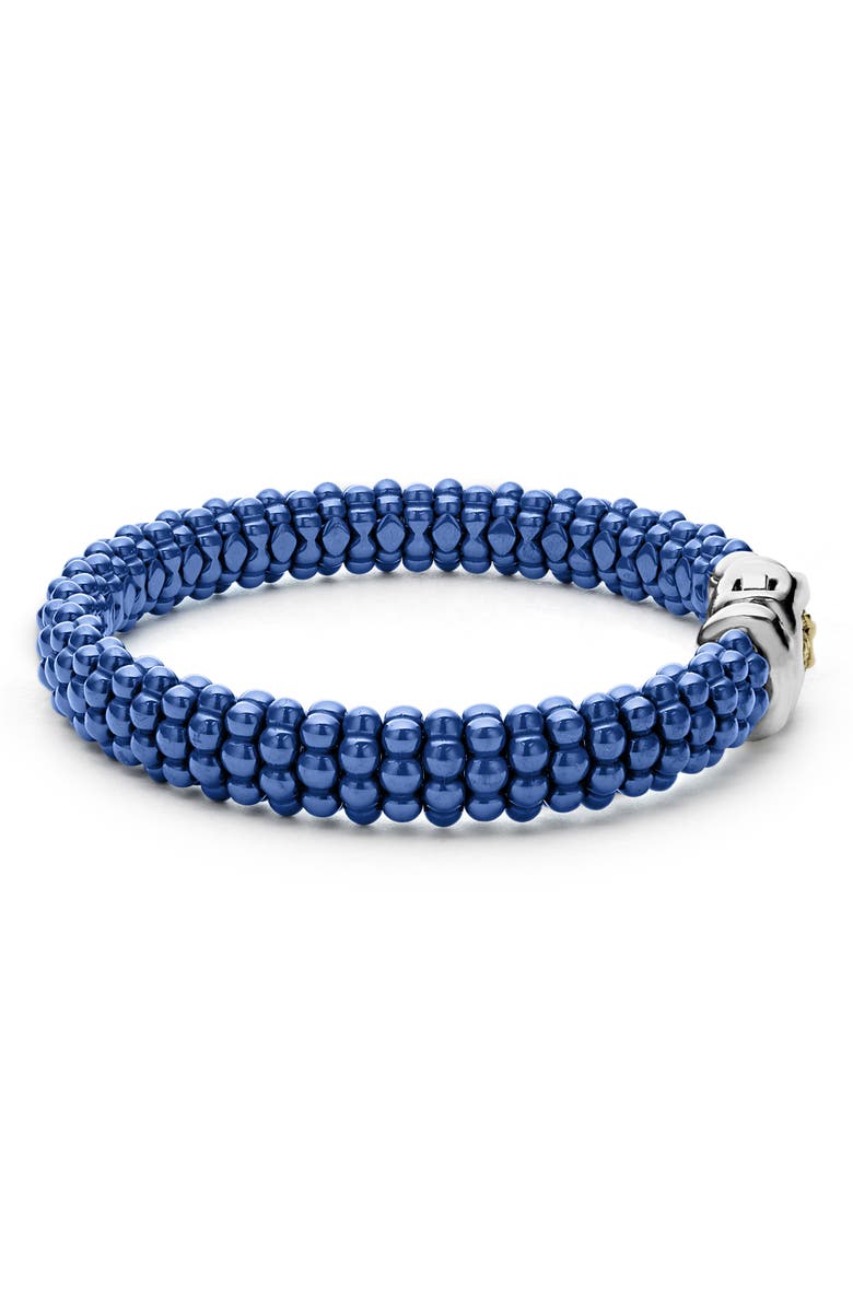 LAGOS Blue Caviar Ceramic Rope Bracelet, Alternate, color, Ultramarine