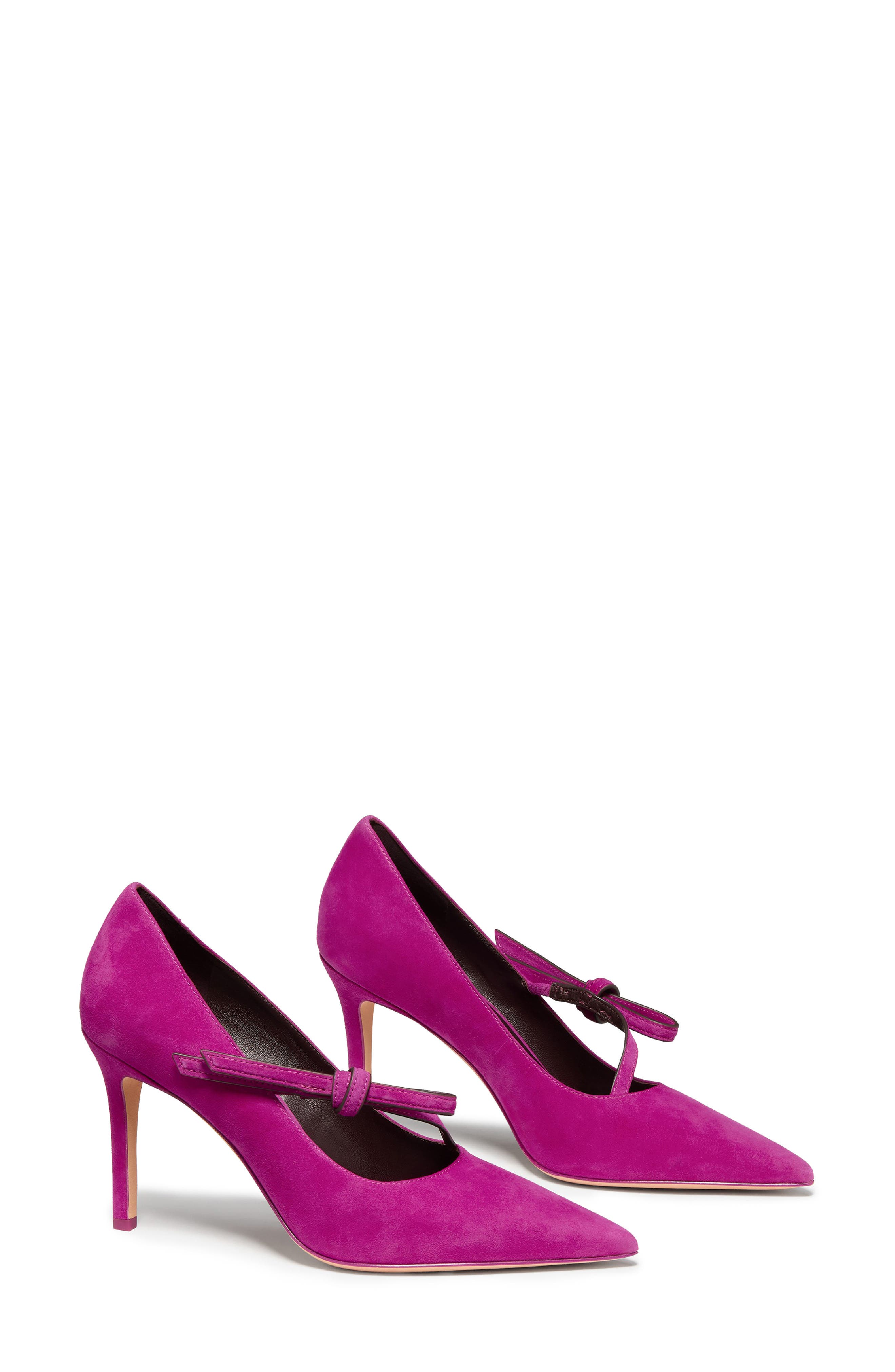 loop pointed toe pump, Alternate, color, BEET