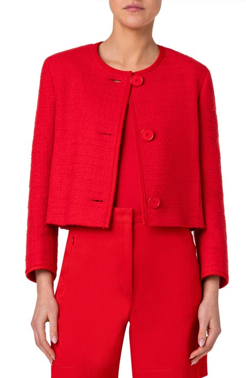 Shop Red Akris punto Online | Nordstrom